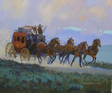 horse racing the rain Oil Paintings